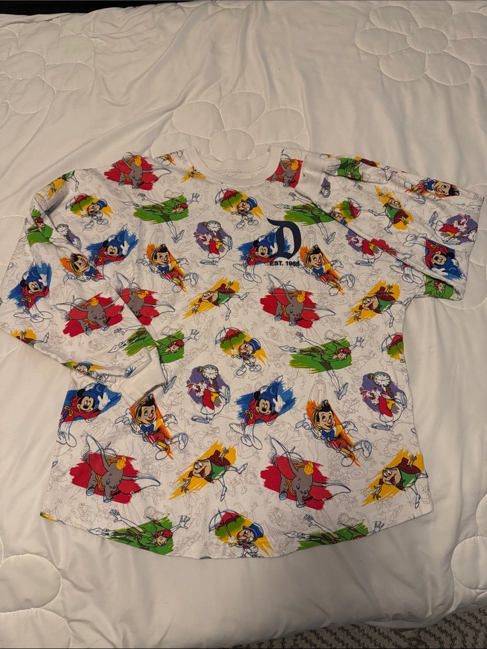 Disneyland Spirit Jersey Colorful Character